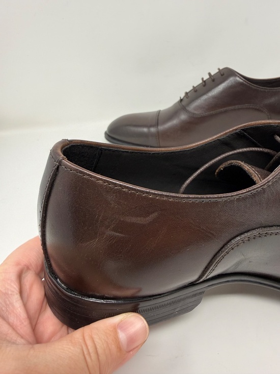 New Bruno Magli Adrian Cap Toe Oxford Brown Leather Sz 8